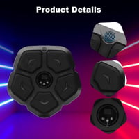 SportBob Bluetooth Zenélő Boxgép - 2 Módú Fali Boxoló Edzőgép 9 Sebességi Szinttel, Hangerőszabályzóval, LED Fényekkel, Gyerekeknek és Felnő 6