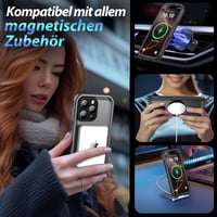 Husă impermeabilă SPORTLINK pentru iPhone 16 Pro Max cu protecție 360 grade, rezistentă la șocuri, negru/Mag 3