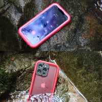 Vodeodolný kryt SPORTLINK pre iPhone 16 Pro s 360-stupňovou ochranou, nárazuvzdorný, ružový 6