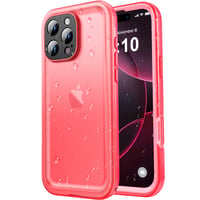 Vodeodolný kryt SPORTLINK pre iPhone 16 Pro s 360-stupňovou ochranou, nárazuvzdorný, ružový 1