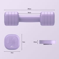 Sportneer állítható kézisúlyzó szett, 2 db, 1–2,5 kg/db, 4 az 1-ben 8