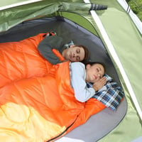 Sportneer Dupla Hálózsák 2 Személyes Vízálló 4 Évszakos Párnahuzattal Camping Túrázáshoz, 220 x 150 cm 7