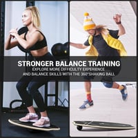 Sportneer Fa Egyensúlytábla Skateboard Szörfdeszkás Balanszozó Gyerekeknek és Felnőtteknek 6