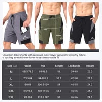 Sportneer Férfi Kerékpáros Nadrág Párnázott 3D Bélés MTB Mountain Bike Biciklis Short Outdoor Sport 7