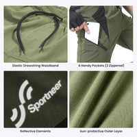 Sportneer Férfi Kerékpáros Nadrág Párnázott 3D Bélés MTB Mountain Bike Biciklis Short Outdoor Sport 7