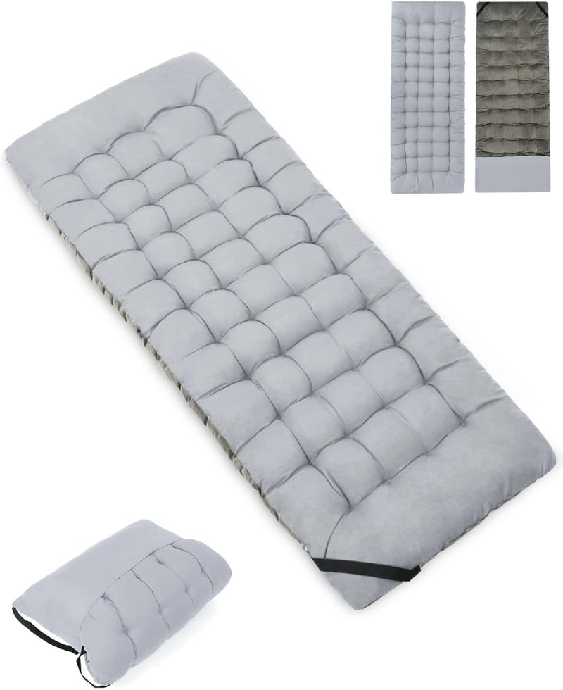 Sportneer Kemping Matrac 190x71 cm Hordozható Camping Ágy Párna Kempingezéshez