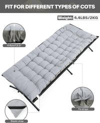 Sportneer Kemping Matrac 190x71 cm Hordozható Camping Ágy Párna Kempingezéshez 3