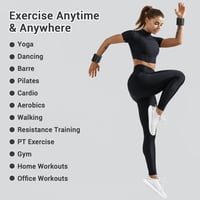 Sportneer Súlyzott Csuklósúly Szett 2 db (0,5 kg + 1 kg) Jóga Tánc Aerobik 6