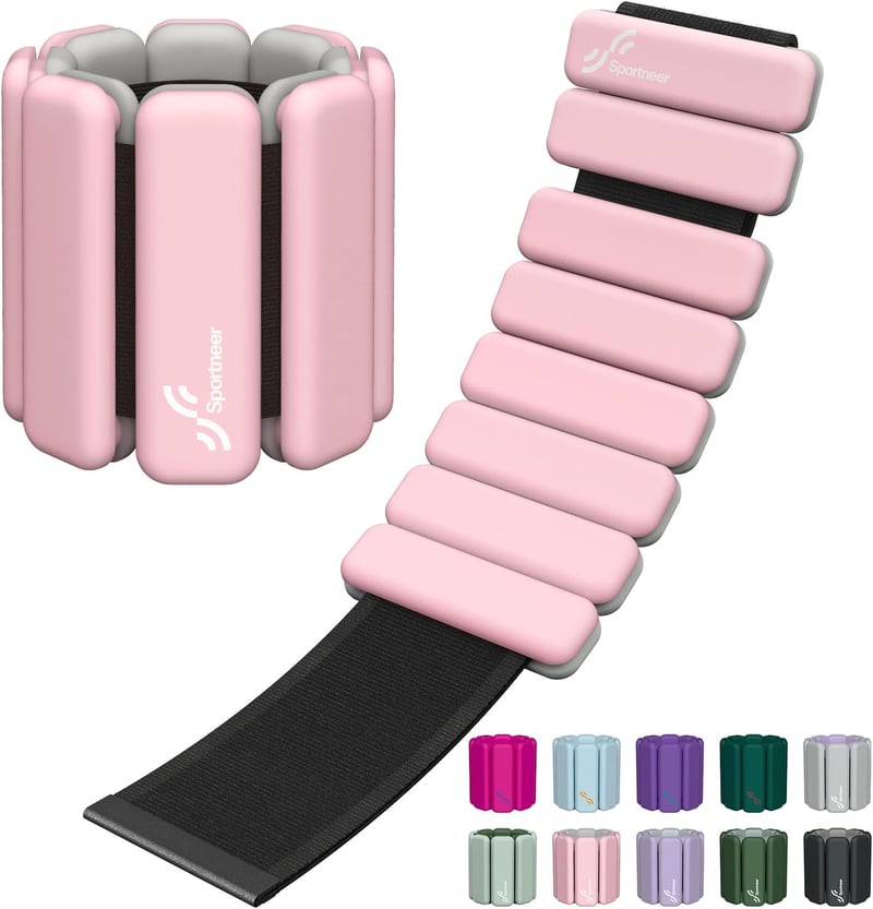 Sportneer Súlyzott Csuklósúly Szett 2db (0,5kg + 1kg) Jóga Tánc Aerobik