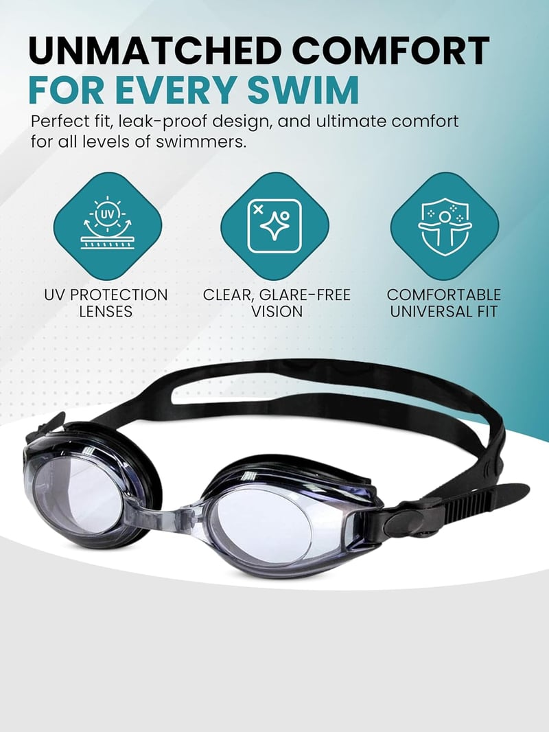 SPORTS WORLD VISION Optikai Úszószemüveg Dioptriás Vízálló Felnőtt Búvárszemüveg UV Védelemmel