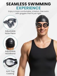 SPORTS WORLD VISION Optikai Úszószemüveg Dioptriás Vízálló Felnőtt Búvárszemüveg UV Védelemmel 6