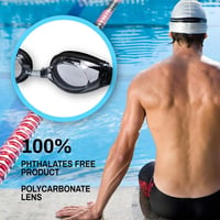 SPORTS WORLD VISION Optikai Úszószemüveg Dioptriás Vízálló Unisex - Páramentes, UV-védelemmel, Széles Látómezővel Úszáshoz 2