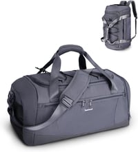 Rucsac Fitness Sportsnew 38L cu Compartiment pentru Încălțăminte și Compartiment pentru Haine Umede, Gri 1