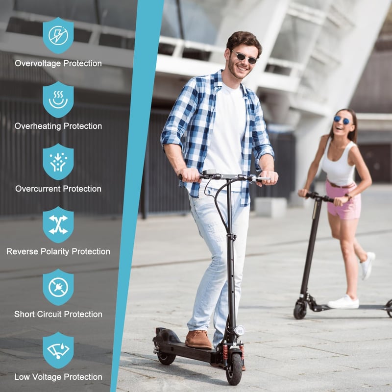 Sporvet 42V/36V 2A univerzális elektromos roller töltő 6 porttal, Xiaomi M365 és Ninebot kompatibilis
