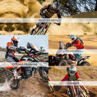 SPOSUNE Moto naočale ATV Dirt Bike Off Road Racing MX Motocross naočale otporne na ogrebotine, prašinu, UV400, savitljive, s mekom debelom pjenom 7