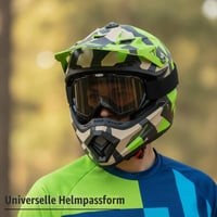 SPOSUNE Moto naočale ATV Dirt Bike Off Road Racing MX Motocross naočale otporne na ogrebotine, prašinu, UV400, savitljive, s mekom debelom pjenom 2