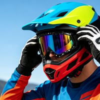 SPOSUNE Motocyklové okuliare na cross, enduro, ATV, motokros s ochranou UV400 2