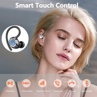 Sprtoybat Q22 sport Bluetooth 5.3 fülhallgató - 4 ENC mikrofon, IP7, 128 óra, LED kijelző 8