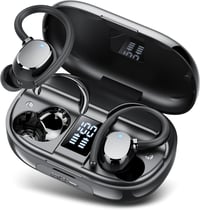 Sprtoybat Q22 sport Bluetooth 5.3 fülhallgató - 4 ENC mikrofon, IP7, 128 óra, LED kijelző 1