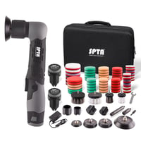 SPTA LD104DE-V2 12V mini excenter polírozógép sarokpolírozó, 25/50/80 mm tárcsákhoz 1