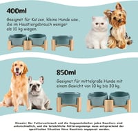 SPUNKYJUNKY 15° dönthető kerámia tál kutyáknak macskáknak 400ml világoszöld 5