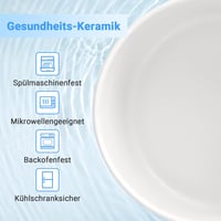 SPUNKYJUNKY Kerámia Kutyatál Bambusz Állvánnyal 1800ml Fehér Közepes és Nagy Kutyáknak 6