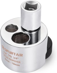 Spurtar Csavareltávolító 6-19 mm Méretű Sérült Csavarokhoz, Rozsdamentes Acél Csavarkiszedő Eszköz Recézett Görgővel és Rögzítővel 1