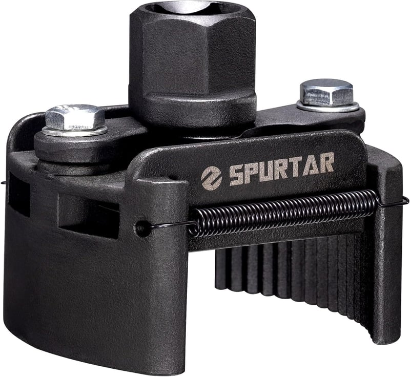 Spurtar univerzális olajszűrő kulcs 60-80 mm-ig állítható, rugós olajszűrő leszerelő szerszám autó motorcsónak teherautóhoz