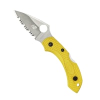 Ľahký nerezový nôž Spyderco Dragonfly 2 Salt s čepeľou Spyder-Edge, žltý – SPY-C28SYL2 1