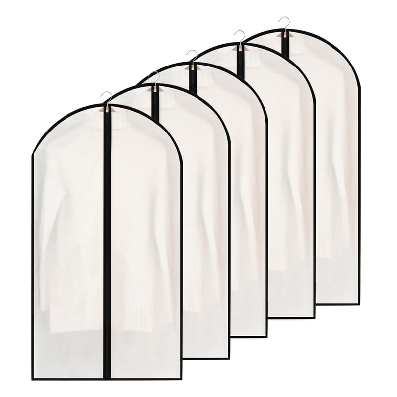 SQUASHIC Obal na oblek 5 ks 60x80 cm so zipsom