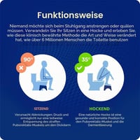 Squatty Potty Oslo sklopiva bambusova WC stolica – visina 18 cm, smeđa, za odrasle i djecu 5