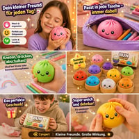 Squishy Gombóc Antistresová Hračka – Virálny Trend, Stláčateľná Mäkká Figúrka pre Deti aj Dospelých 3