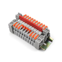 SRJQXH DIN stezaljka na šinu, brzi spojni blok za žice, vatrootporna, za kablove 0.5-2.5 mm², električni razvodni konektor, 32A, bakar, montira se 1