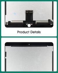 SRJTEK iPad Air 3 2019 10.5" A2153 A2123 A2152 érintőpanel csere szett fekete 5