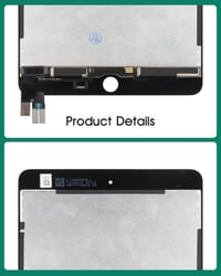 SRJTEK iPad Mini 5 7.9" kijelző csere A2126 A2124 A2133 LCD érintőképernyő fekete 5