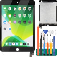 SRJTEK iPad Mini 5 7.9" kijelző csere A2126 A2124 A2133 LCD érintőképernyő fekete 1