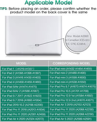 SRJTEK iPad Pro 12.9 2020 4. generáció kijelző csere A2069 A2232 LCD érintőpanel fekete 3