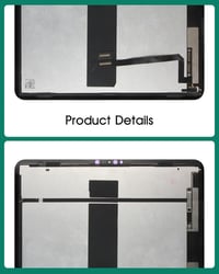 SRJTEK iPad Pro 12.9 2020 4. generáció kijelző csere A2069 A2232 LCD érintőpanel fekete 5