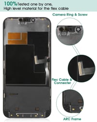 SRJTEK iPhone 13 Pro Max LCD kijelző csere - fekete 6