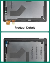SRJTEK Pro 5 12.3 1796 LCD kijelző csere fekete digitalizáló nélkül keret 5