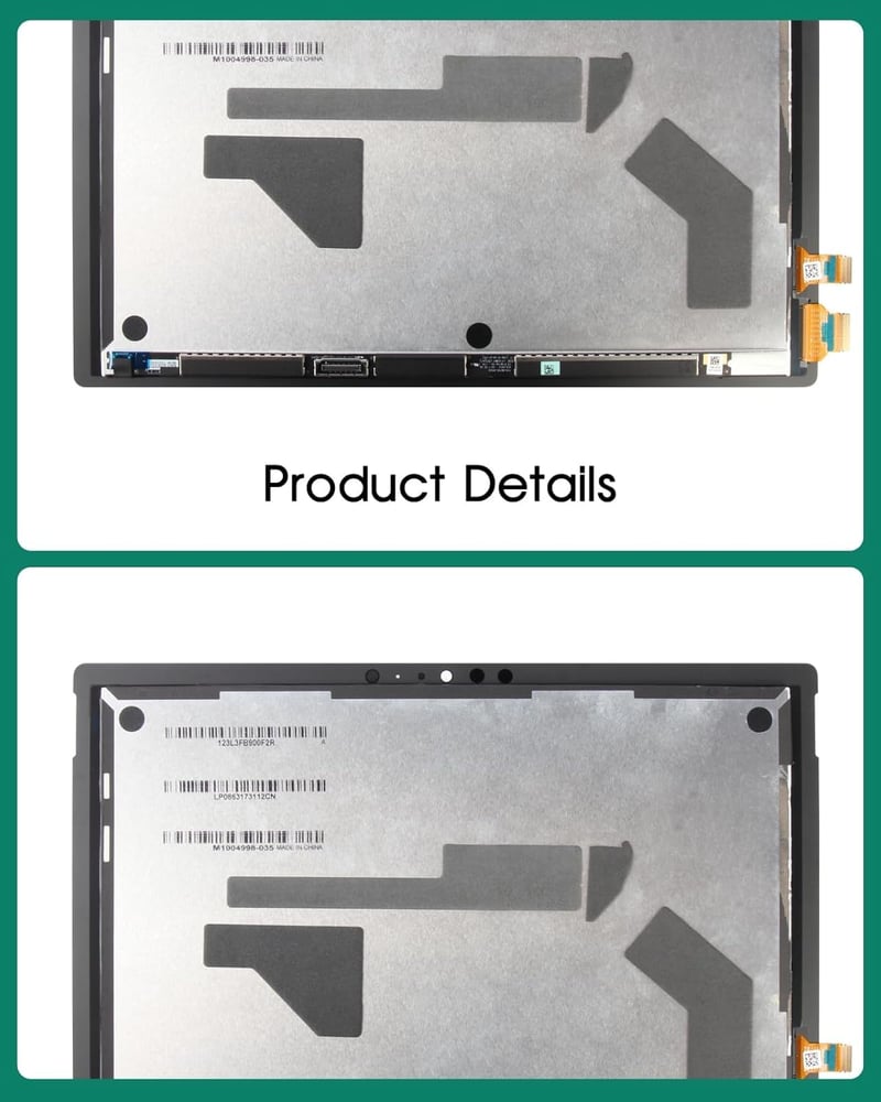 SRJTEK Pro 6 12.3 1807 LCD kijelző csere szett fekete
