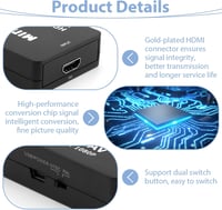 SRLWMYI RCA HDMI Adapter 1080P AV Kompozit Video Audio Konverter USB Kábellel PS2 PS3 PS4 Xbox Wii Nintendo VHS VCR DVD TV PAL NTSC 3