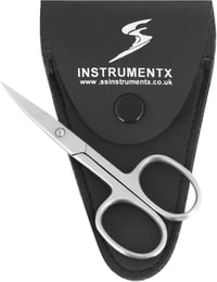 SS INSTRUMENTX Professzionális Körömolló - Ívelt Pengéjű Manikűr Olló Férfiaknak és Nőknek, Rozsdamentes Acél, Vastag Körmökhöz és Körömágyh 1