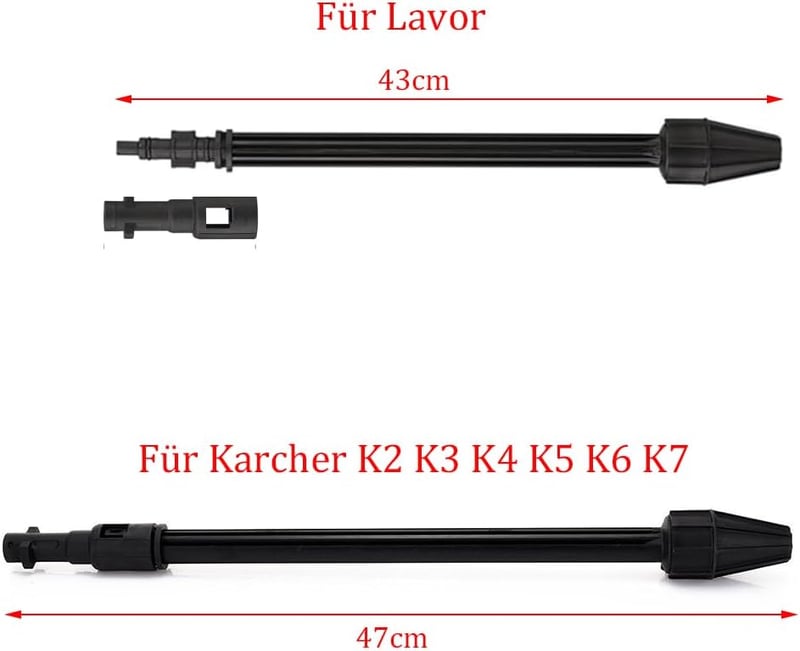 SSEHCWAN 145 Bar Magasnyomású Lancia Kärcher K2-K7 Állítható Fúvókával