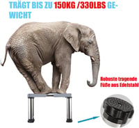 SSEHCWAN Mosógép Alap Állvány 150 kg Terhelhetőség Állítható Magasság 5