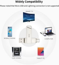 SSK 256GB USB C Pendrive - Kettős Csatlakozású (USB 3.2 + Type C) Memória, 200MB/s Olvasási Sebesség, Forgatható Kialakítás, Android, MacBoo 6