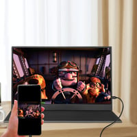 Monitor portabil SSYA 15,6 inchi, 1080P Full HD, 100% sRGB, USB-C și HDMI, ecran IPS pentru laptop, PC, PS, Xbox, telefon 5