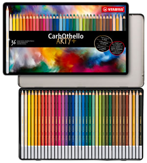 STABILO CarbOthello ARTY set pastelnih bojica - 36 komada, razne boje - metalna kutija