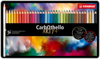 Sada pastelových ceruziek STABILO CarbOthello ARTY - 36 kusov, rôzne farby - v kovovej kazete 2