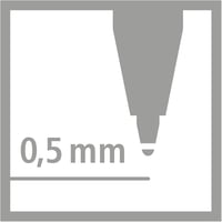 Náplň do rollera STABILO EASYoriginal – modrá – balenie 6 ks 6